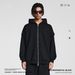 450GSM Heavyweight Hoodie & Jogger Set – Oversized Streetwear With Contrast Tape Trim (S-XXL, Eco Black/Heather Grey/Milky Beige)_viptrois.com
