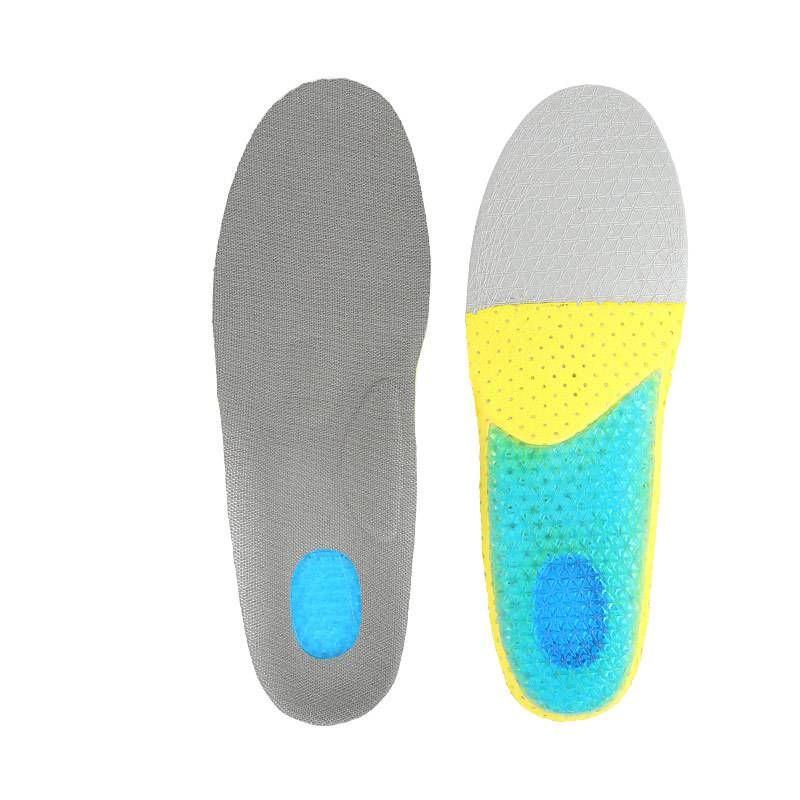 Insoles Gel Pressure Absorbing Shock Absorbing Insoles, Silicone Casual Sports Insoles, EVA Running Basketball Pads_viptrois.com