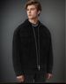 Men's Trendy Jacket, Suede, Men's Zippered Large Pocket Casual Lapel Spring And Autumn Jacket For Men_viptrois.com