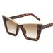 Men's Sunglasses Cat Eye Fashion Square Frame Colored Sunglasses Women's Street Fashion Contrast Color Personality Butterfly Large Frame Sunglasses_viptrois.com
