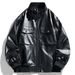 Spring And Autumn Loose Retro Premium Sense Fattened Plus Teen Fat Tooling Jacket_viptrois.com