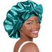 Women's Elegant Satin Sleep Cap With Bow Detail - Soft & Comfortable Nighttime Hair Protection - Breathable & Lightweight For All Seasons_viptrois.com