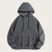Men's Half-Zip Fleece Hooded Sweatshirt - Lightweight Pullover Jacket For Spring & Autumn - Casual Streetwear With Kangaroo Pockets_viptrois.com
