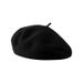 Wool Beret Hat For Women - Autumn Winter Retro Painter Style, Solid Color Versatile Fashion Beret_viptrois.com