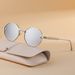New Fashion Polygonal Sunglasses Men's Personalized Metal Temple Sunscreen Sunglasses Men's_viptrois.com