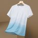 Men's Clothing Ice Silk Stripe Short Sleeved T Shirt Men's Quick Drying Sports Men's Tops_viptrois.com
