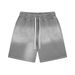 Men's Clothing Streetwear Heavyweight 430g Washed Cotton Shorts For Men – Spray-Dye Vintage Gradient, Relaxed Fit, Non-Stretch (Black, Coffee, Navy)_viptrois.com