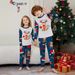 Christmas Santa Deer Snowflake letters Christmas family dress printed homewear sleep_viptrois.com
