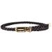 Fashion Women's Knotted Decorative Woven Belt, Candy-colored Small Belt, Simple Personalized Clip Buckle Belt Wholesale_viptrois.com