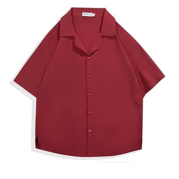 Men's Clothing Spring New Summer Casual Men's Short Sleeve Shirt Men's Shirt_viptrois.com
