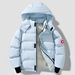 His & Hers US Map Patch Puffer Jacket - Couple's Winter Coat With Detachable Arm Badge, Windproof Streetwear_viptrois.com