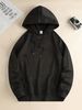Men's Autumn And Winter Casual Fashion Loose Hooded Sweatshirt Los Angeles Letter Print Warm Long Sleeved Pullover_viptrois.com