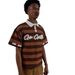 European And American Cross Border Unisex Loose Striped Color Blocked Polo Shirt With 3D Digital Print._viptrois.com