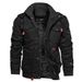 2023 Autumn and Winter Men's Hooded Plush Thickened Coat Large Cotton Mid length Work Wear Washable Jacket for Men_viptrois.com