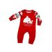 Christmas Bear snowflake letter striped Christmas family dress printed homewear sleep_viptrois.com