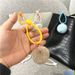 Bag Charm New Creative Cute Plush Bag Pendant Candy Color Girl Keychain Car Keychain Mobile Phone Case Accessories_viptrois.com