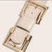 Women's Belts Personality Double Buckle Metal Wide Belt Fashion Pin Buckle With Skirt Waist Belt_viptrois.com