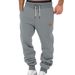 Men’s Loose-Fit Casual Pants – Trendy Solid Colors, Comfortable & Stylish (S-XXXL, Black/Navy/Light Gray/Army Green)_viptrois.com