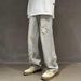 boy Old School Distressed Jeans For Men Summer Ins High Street Trendy Loose Straight European American Hip Hop Pants_viptrois.com
