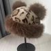 Leopard print Mongolian for children 2024 new autumn and winter thick warm plush fashionable mosphere ear protection_viptrois.com