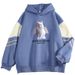 American Style Color Block Sweatshirt For Men, Loose Fit I'M FROM HEAVEN Pullover, Cool And Stylish Outerwear_viptrois.com