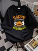 Happy Halloween It's My Birthday Born On Girl Boy Party T-Shirt Stylish Top For Everyday Wear Soft Comfortable Designer Clothes Fashion Women Top Graphic Tees Unisex Slightly Women Breathable T-Shirt For Women Casual Stretched Graphic Summer Versatile_viptrois.com