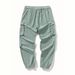 Men's Clothing Hot Selling Corduroy Large Size Men's Overalls Handsome Cuffed Trousers Fashionable And Versatile_viptrois.com