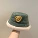 Kids'hats Autumn and winter Bear Boys and girls Fisherman hat Children's thick plush basin hat baby warm hat_viptrois.com
