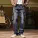 Foreign Trade Ami Kaji Hip-hop Pants Men's Nostalgic Retro Multi-pocket Fat Man Tooling Skateboard Wide-footed Pants Men's Straight_viptrois.com