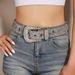 Instagram Feng Shui Diamond Leather Bandwidth Decoration Fashion Personalized Sequin Jeans Versatile Trendy Belt_viptrois.com