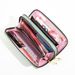 Wallet Card Cases Long Women's Wallet Fashion Simple Printed Bow Large Capacity Double Zipper Mobile Phone Clutch_viptrois.com