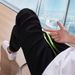 Men's Lightweight Jogger Pants With Ice Silk Fabric - Relaxed Fit Elastic Cuff Casual Trousers For Summer_viptrois.com