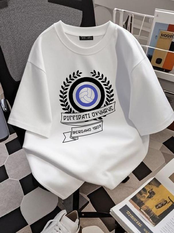 T-Shirt J1096 Misses Next Match If Booked All Over Bergamo Ultras Atalanta No Stylish Top For Everyday Wear Streetwear Designer Clothes Slightly_viptrois.com