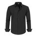 Men's Clothing Plus Size Four Sided Stretch Shirt Men's Wrinkle Resistant Large Size Loose Shirt_viptrois.com