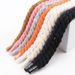Quality Round Shoelaces Colorful 1CM Thicker Cotton Shoe Laces For Sneakers Fashion Men And Women Shoestring Accessories_viptrois.com