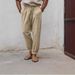 Breathable Cotton Linen Men's Casual Pants - Loose Fit Summer Trousers With Comfort Stretch For Outdoor Sports & Daily Wear (S-5XL)_viptrois.com