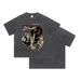 Men's Clothing Trendy Young Batik Old Retro Print Short Sleeved T Shirt_viptrois.com