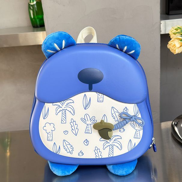 Cute Sound Bear Backpack For Kids - New Eggshell Design School Bag (Lightweight & Durable For Kindergarten & Primary)_viptrois.com