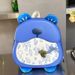 Cute Sound Bear Backpack For Kids - New Eggshell Design School Bag (Lightweight & Durable For Kindergarten & Primary)_viptrois.com