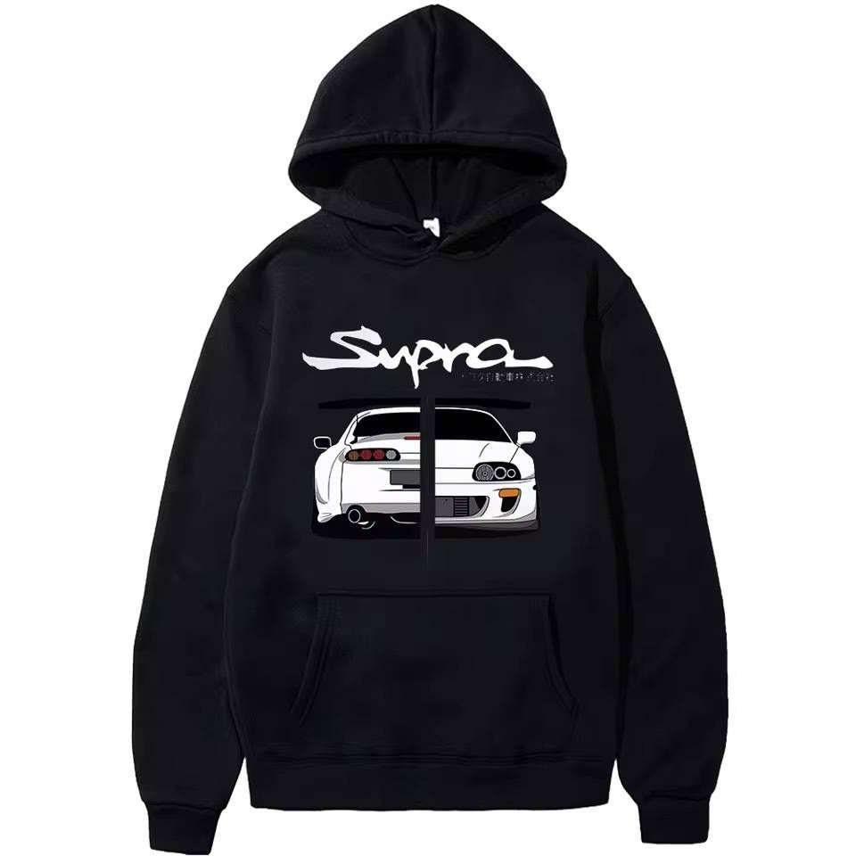 Men's Clothing 2024 New Men's Cartoon Sweatshirt Initial D Racing Spring And Autumn Sweatshirt With Hood Casual Fashion Top_viptrois.com