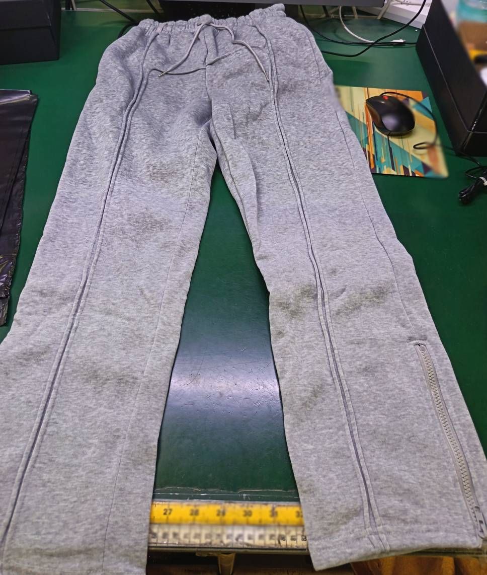 Men's Clothing Drawstring Plus Velvet Sports Splicing Sweatpants Men's Autumn Street Y2k High Waist Wide Leg Casual Pants Trousers_viptrois.com