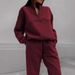 Men's Clothing All Match Casual Fashion Thickened Long Sleeved Sweatshirt Trousers Two Piece Suit_viptrois.com