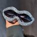 Y2K Personality Fashion Full Diamond Wave Sunglasses For Women Retro Trend Party Catwalk Exaggerated Gorgeous Sunglasses_viptrois.com