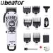 Ubeator Clipper Skull Design Digital Hair Trimmer Rechargeable Electric Men's Cordless Haircut Adjustable Steel Blade_viptrois.com
