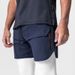 Men's Clothing Summer Men's New Large Size Casual Shorts Solid Color Sports Fitness Shorts Quick Drying Men's Running Pants_viptrois.com