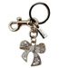 Diamond Colored Zircon Bow Pendant Rainbow Pendant Bag Keychain Pendant Bow_viptrois.com