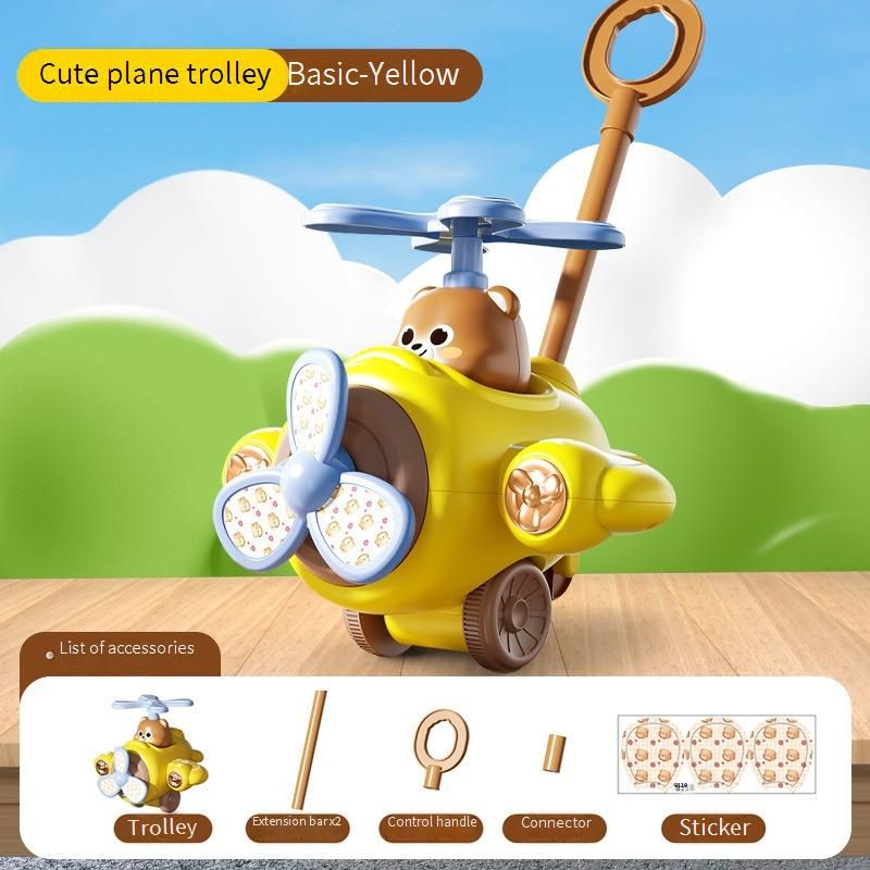Adorable Airplane Baby Walker – Musical Push Toy With Lights For Toddlers (1-3 Years)_viptrois.com