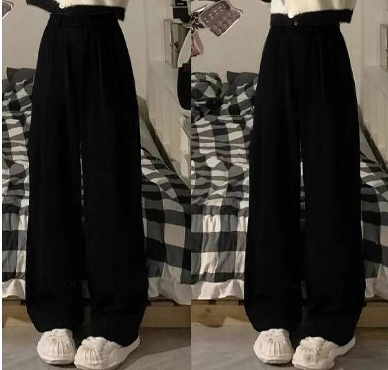 Women’s High-Waisted Trousers – Relaxed Fit Wide-Leg Dress Pants With Soft Drape (S-5XL, Non-Iron, 7 Colors)_viptrois.com