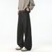 Men's Heavyweight Curved Trousers American Style Athletic Sweatpants Loose Fitting Wide Leg Casual Trousers Trendy for Autumn And Winter_viptrois.com