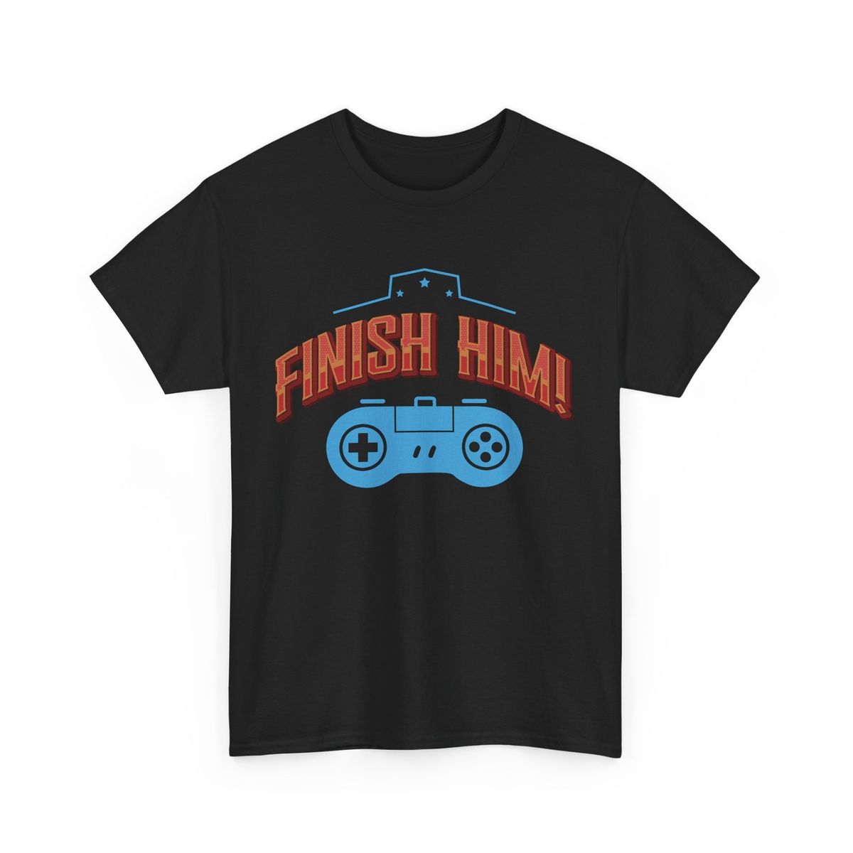 Finish Him T-Shirt Mens Womens Tees Top | Ultimate Gaming Tee | Fun Graphic Shirt | Gamer Shirt_viptrois.com